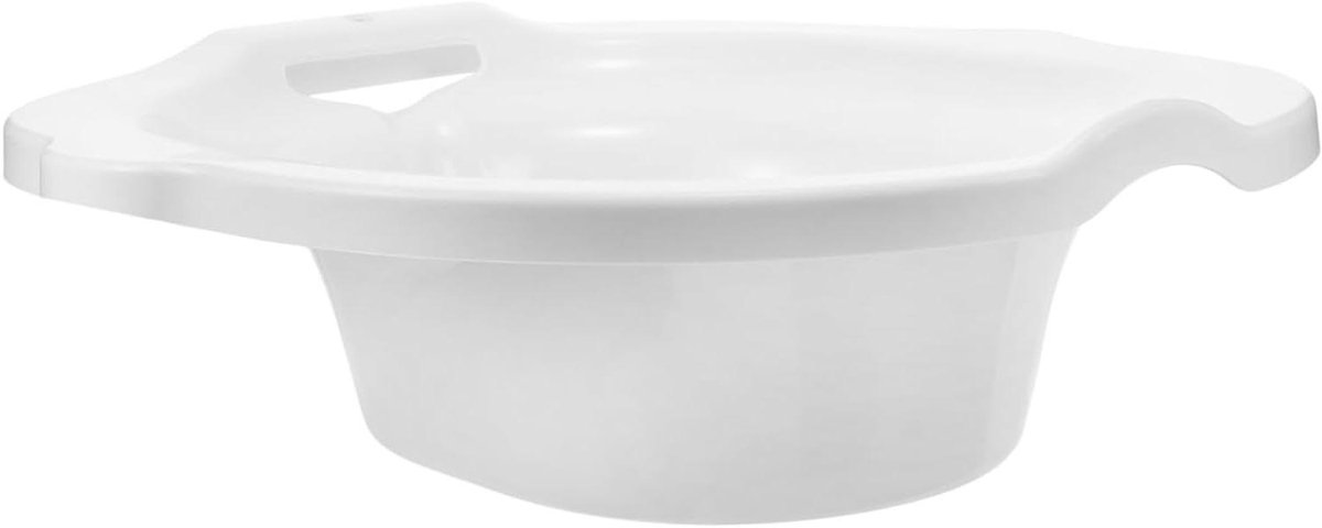 Zitbad Toilet - Bekkenbad Postpartum - Persoonlijke Hygiëne - Ruimtebesparend Ophanggat - 38.5 x 38 x 11 cm - Wit