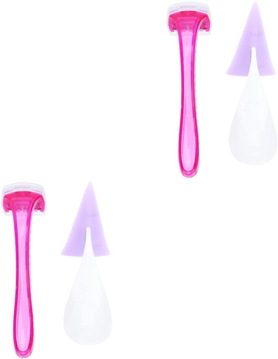 Scheermes voor Vrouwen - Bikini Trimmer - Persoonlijke Verzorging - Huidvriendelijk Ontwerp - Mini Formaat - Rood