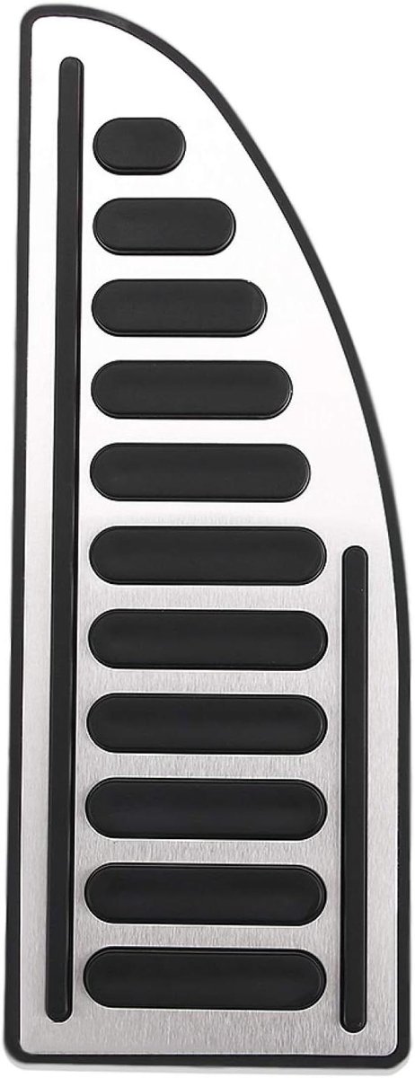 Pedaal Covers - Antislip Pedaal - Verbeter Rijervaring - Aluminium Materiaal - 23 cm Lengte - Zilver — afbeelding 2