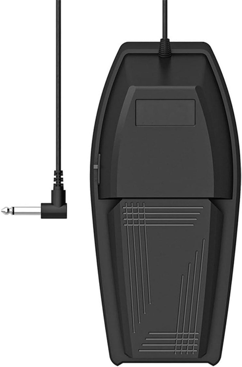 Sustainpedaal - Keyboard Pedaal - Muziek Maken - Polariteit Schakelaar - 26 cm - Zwart