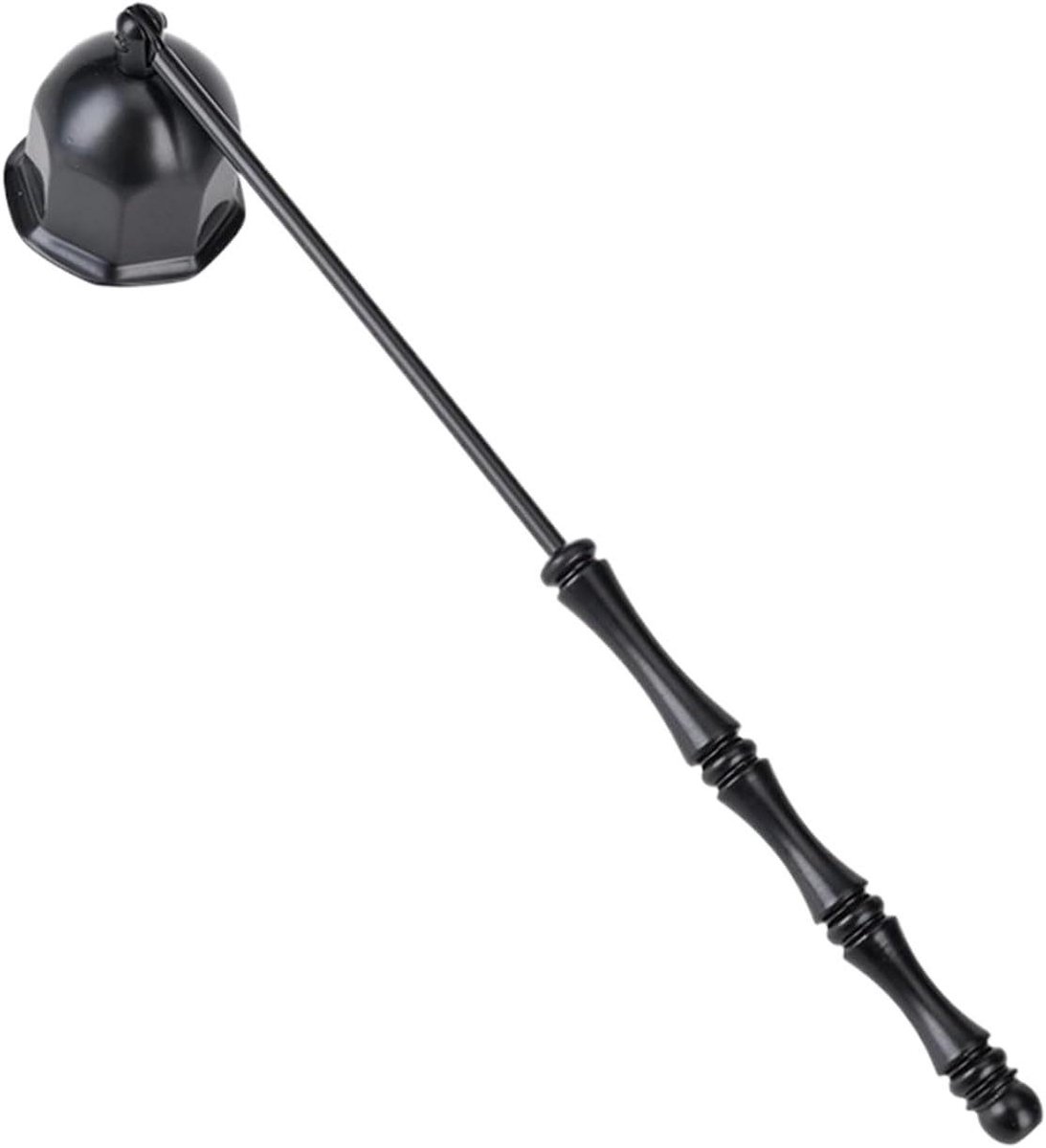 Kaarsblusser - Kaarsaccessoire - Veilig Doven - Vintage Klokvorm - 18 cm - Zilver