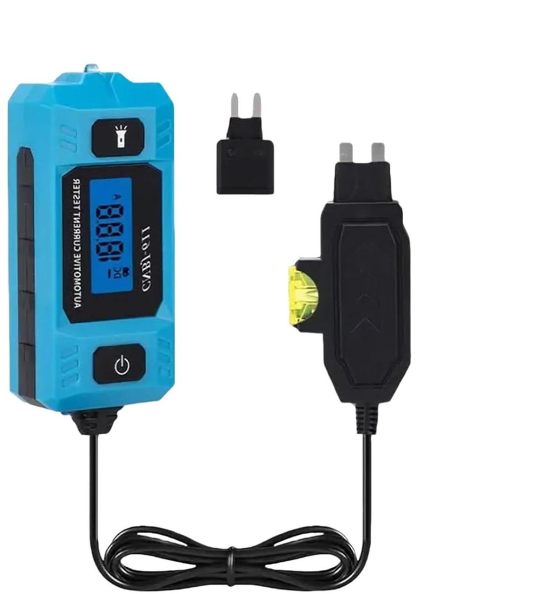 Auto Stroomtester - Circuittester Motor - Voertuig Diagnose - Intelligent Feedbackmechanisme - 25 cm Pakket - Zwart