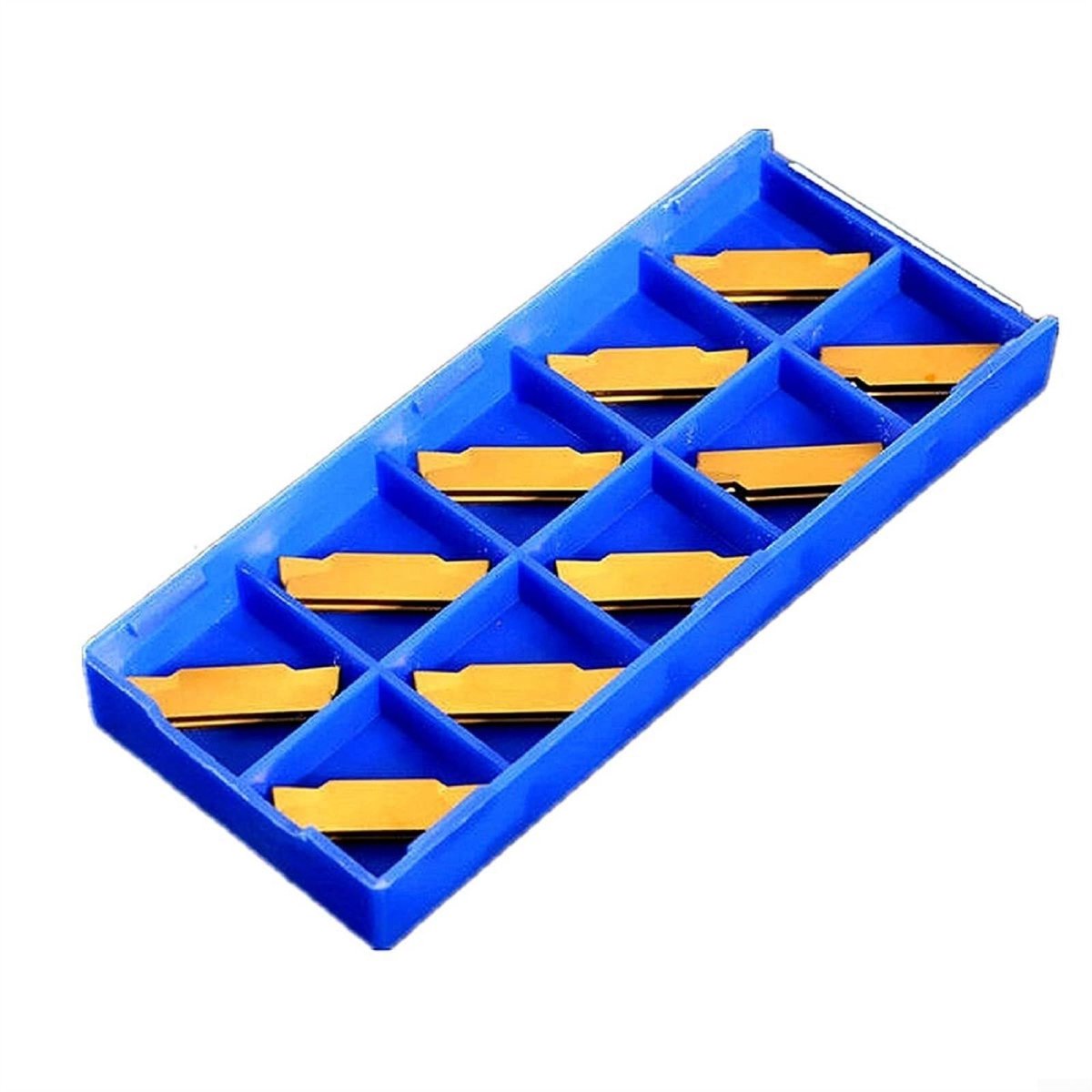 Dailygoody - Carbide Inserts - 10 Stuks - Duurzaam en Hoogwaardige Kwaliteit - 3mm Groeven Snijden - Geschikt voor Draaibank - PC9030 - Gereedschap vo...