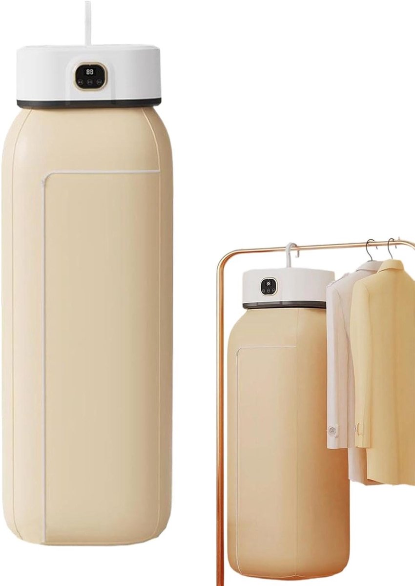 Draagbare Kledingdroger Elektrische Drogermachine Reisdroger Kleding Snel Drogen UV Reinigingssysteem 26 x 20 x 12 cm