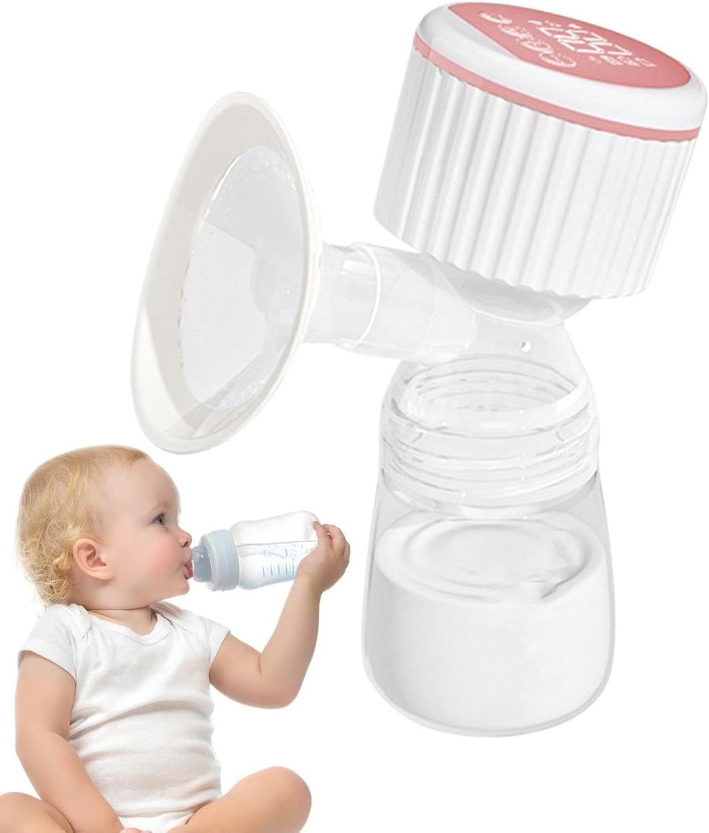 Elektrische Borstkolf - Moedermelk Pomp - Hygiënisch Melk Afkolven - Automatische Zuigaanpassing - 230 g - Wit