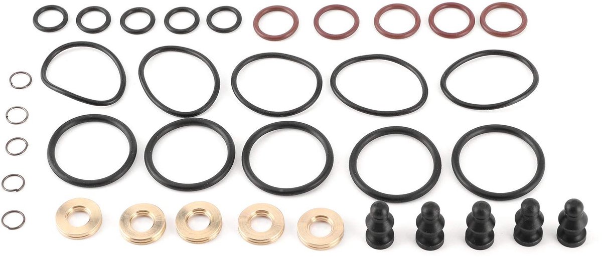 Dailygoody - Brandstofinjector Afdichting Reparatie Kit - 5 Sets Pomp Nozzle Sealing Kits - Duurzaam Rubber - Geschikt voor Motoren - Onderdeelnum...