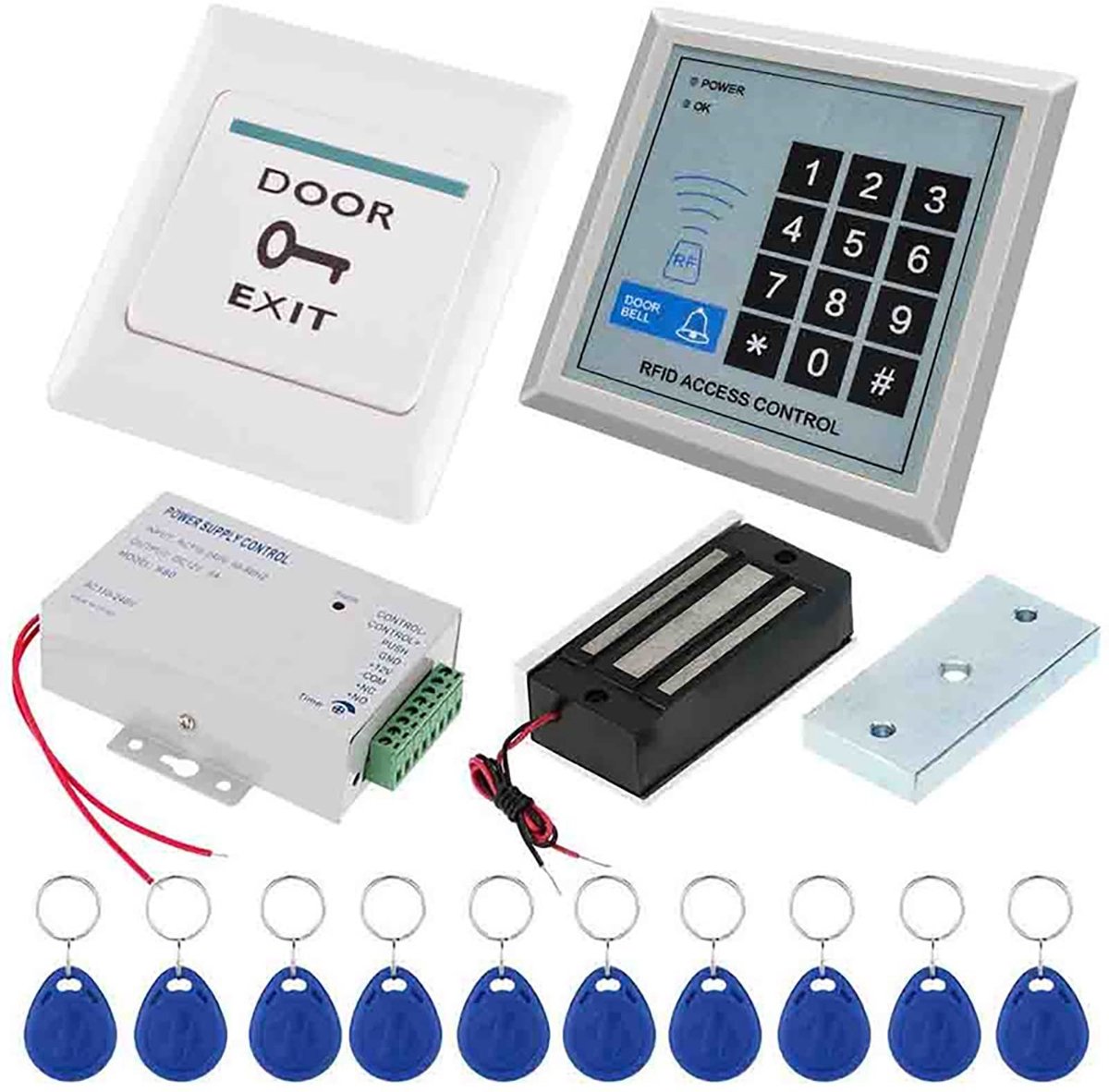 Dailygoody - Codeslot Garagedeur - Deuropener - Veilig en betrouwbaar - Elektrisch - Toegangssysteem - Geschikt voor bedrijven - Sleutelhangers i