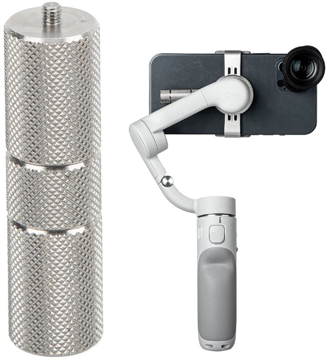Dailygoody - Balans Contragewichten - Stabilisatie - Voor Handheld Stabilisator - Voor Telefoonaccessoires - Geschikt voor Mobiele Apparatuur - 3 Stuks