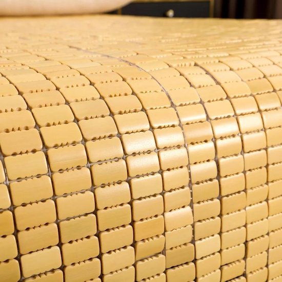 Rotan Bedmat - Bamboe Matras - Comfortabele Slaap - Ademend Oppervlak - 70x150 cm - Natuurlijk — afbeelding 3