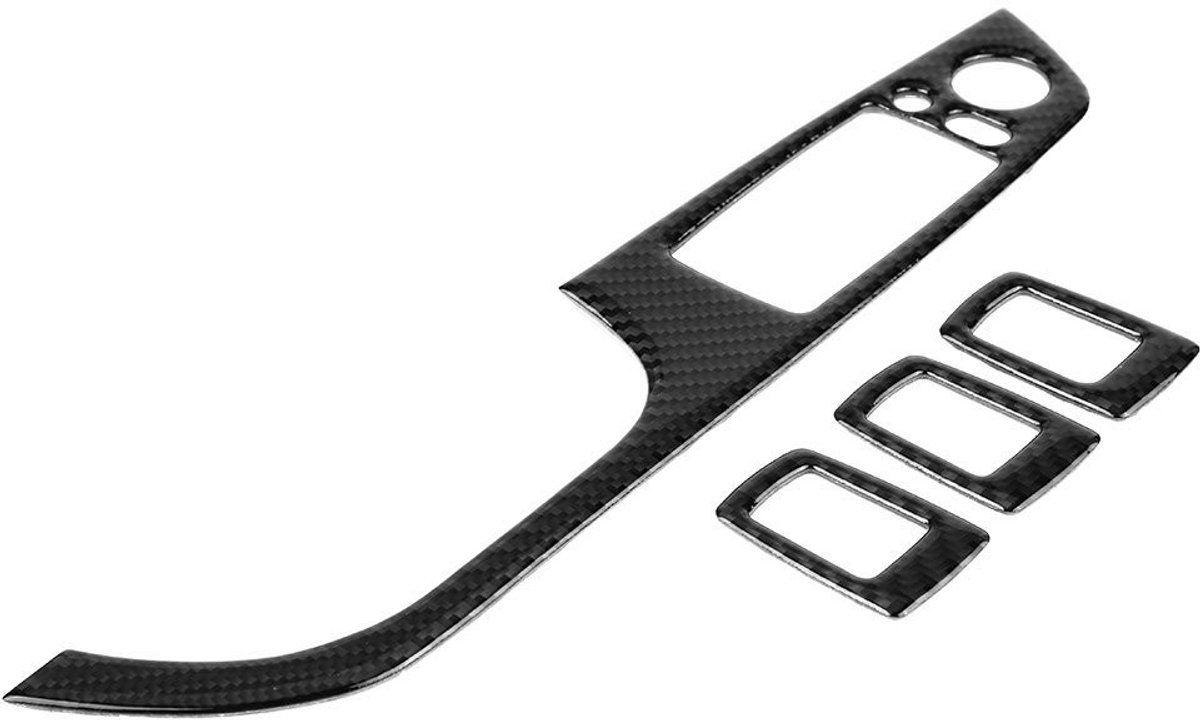 Dailygoody - Window Lifter Key Cover - Carbon Switch Panel Cover - Perfecte Afwerking - Voor E90 - Auto Accessoire