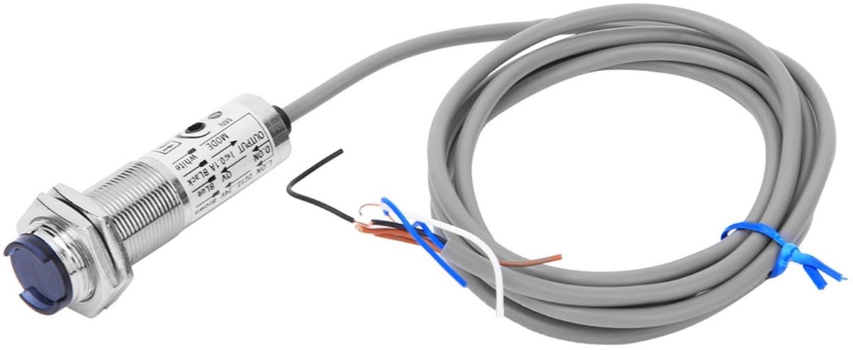 Dailygoody - Commutateur de Capteur Photoélectrique - Lichtkast Sensor - Betrouwbaar en Efficiënt - 4-Draads - Voor DC10-30V - Ideaal voor Automat...