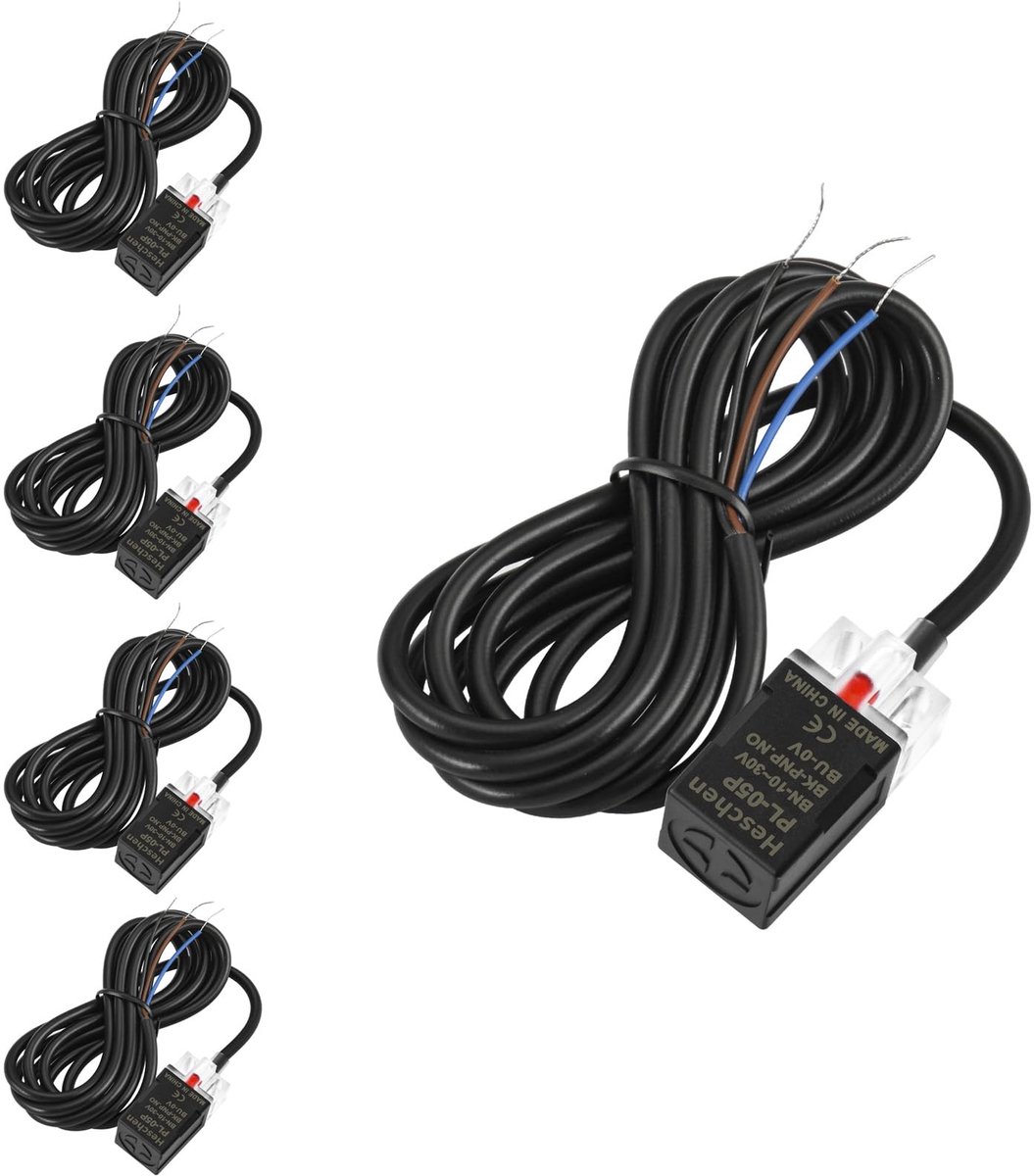 Dailygoody - Inductieve nabijheidssensor - Sensor voor automatisering - Compact formaat - Detectie tot 5 mm - Betrouwbare werking - Geschikt voor indu