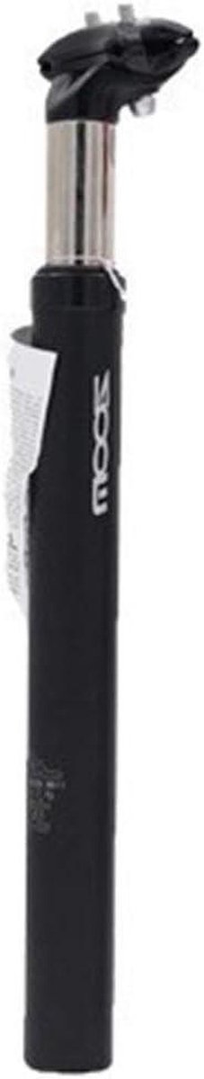 Fiets Zadelpen - MTB Onderdeel - Comfortabel Fietsen - Met Demping - 350mm Lengte - Zwart