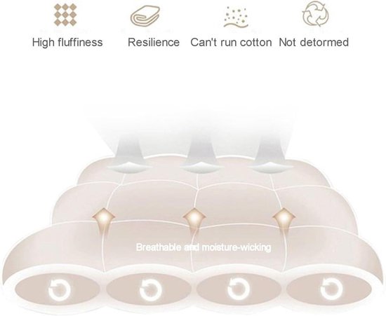 Japanse Futonmatras - Opvouwbaar matras - Comfortabel slapen - Verdikte zachte vulling - Full size - Grijs — afbeelding 5
