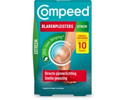 Compeed Blarenpleisters Extreme Grootverpakking - Blarenpleisters - blarenpleisters bieden directe pijnverlichting, snellere genezing - 10 - 10 stuks