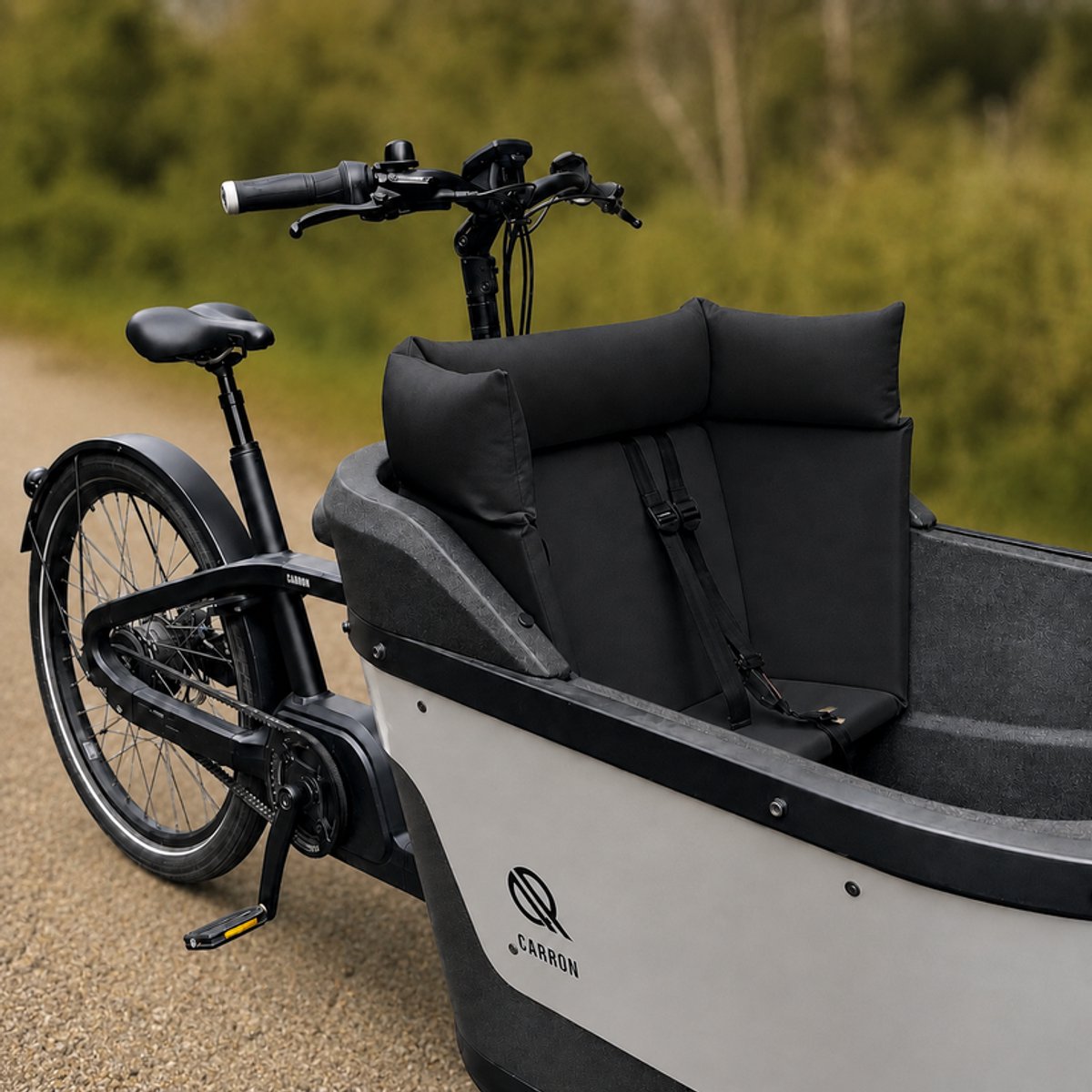 Bakfiets kussen Carqon - Zwart