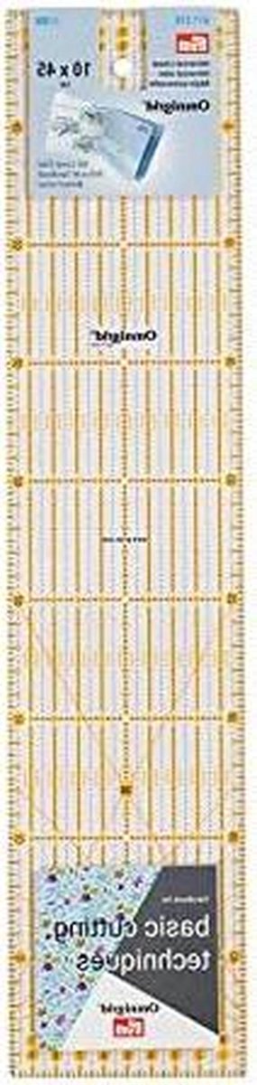 Quilting Liniaal - Naai Liniaal - Quilten Maken - Hoge Kwaliteit - 100x450 mm - Transparant