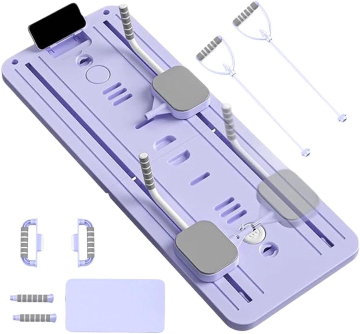 Pilates Reformer Trainingsset - Buikspiertrainer Core Trainer - Full Body Workout - Opvouwbaar Compact Ontwerp