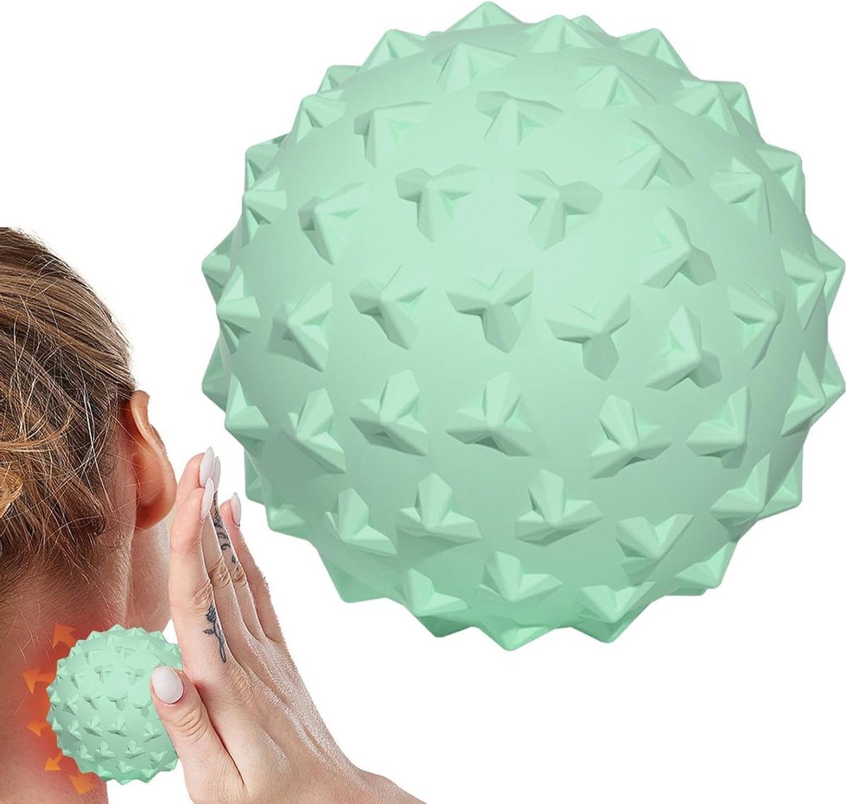 Massagebal met stekels - Triggerpunt bal - Spierspanning verlichten - Duurzaam en slijtvast - 45 cm diameter - null