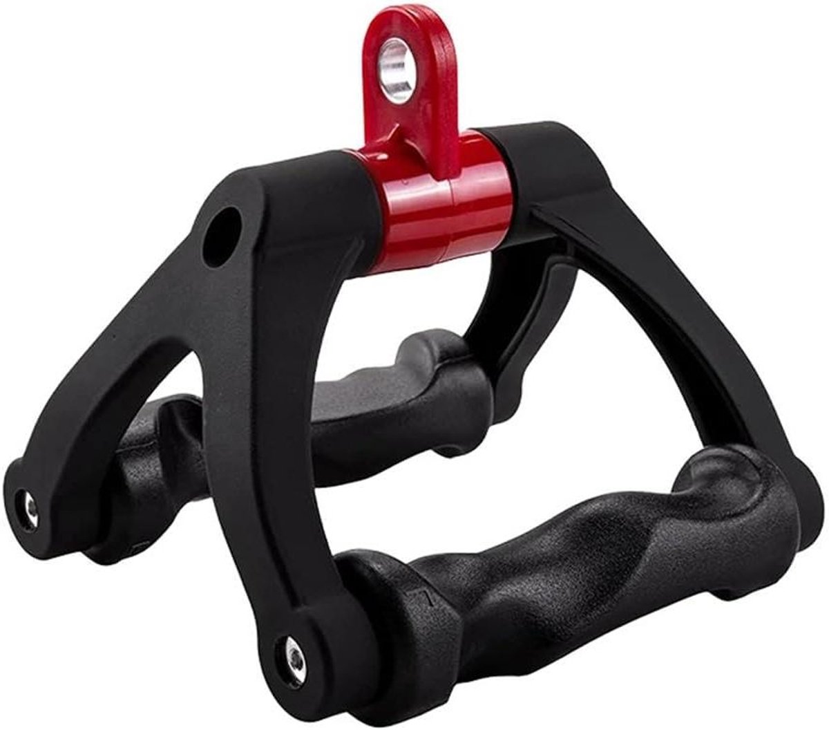 V-Handle Kabelmachine - Roeigreep Fitness - Kracht Training - Ergonomisch Ontwerp - 19 x 16 x 14 cm - Zwart