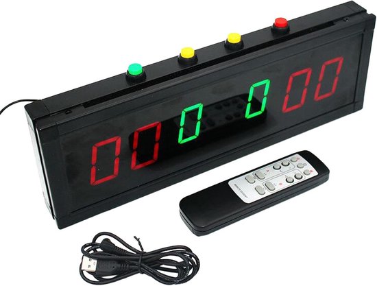 Digitaal Scorebord - Scoreteller Biljart - Wedstrijden Bijhouden - Met Afstandsbediening - 35 cm - Zwart — afbeelding 2