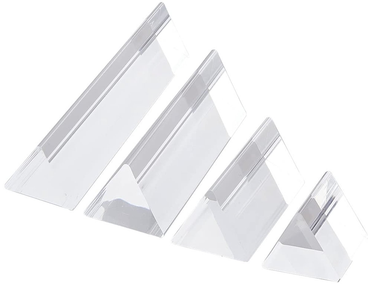 Dailygoody - Driehoek Prisma Set - Acryl Prisma's voor Helderheid en Natuurkunde - Transparant - Licht en Spectrum - Fotografie - Geschikt voor Educat...