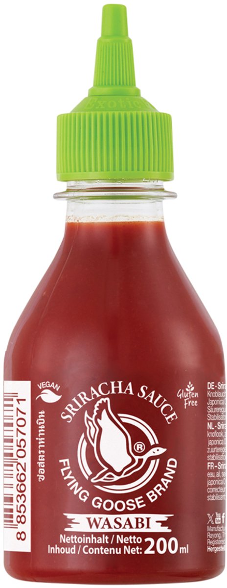 Flying Goose Srirachasaus Wasabi 24 x 200 ml