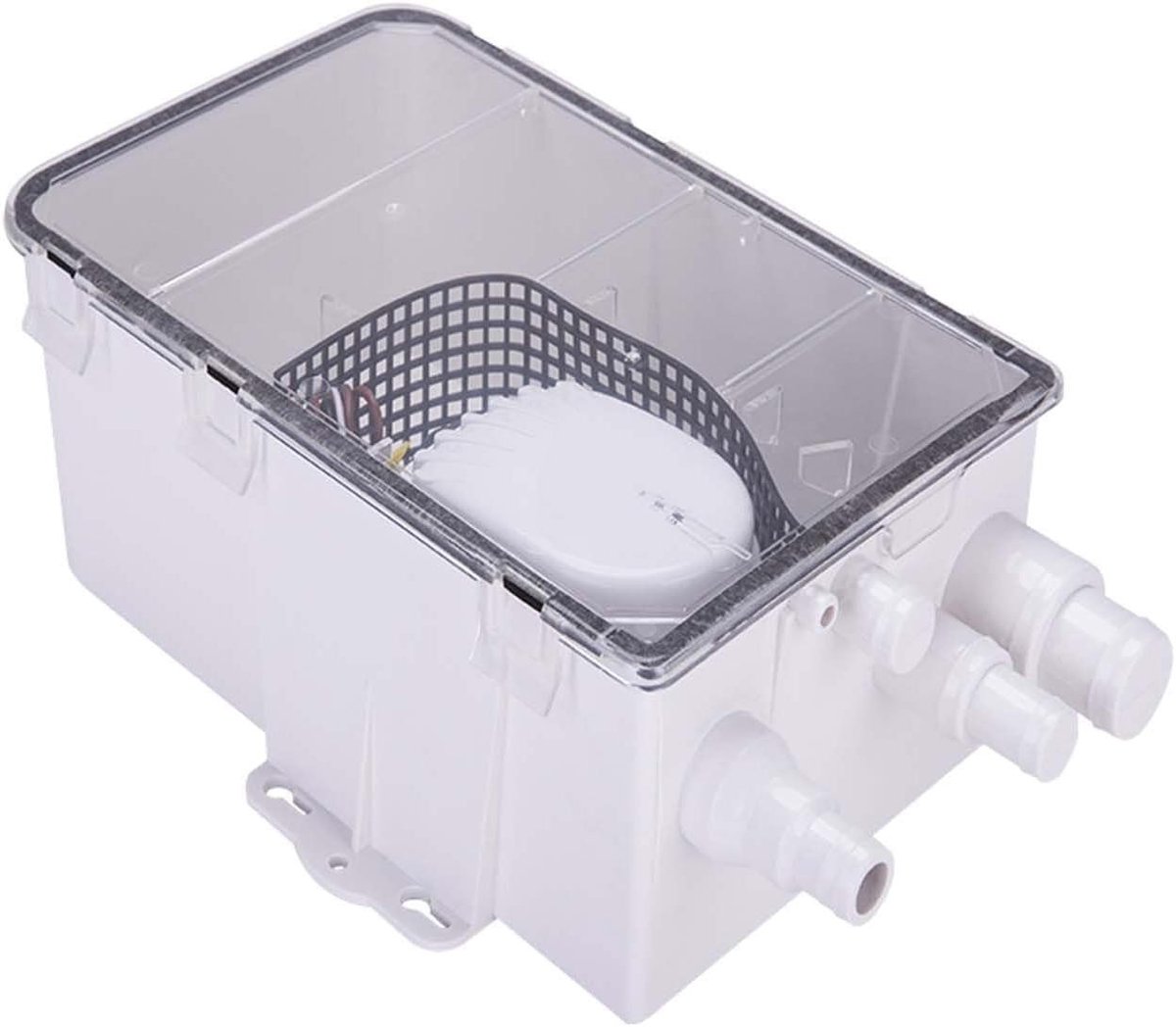 Douchepomp Boot - Automatische Pomp - Water Afvoeren - Geïntegreerde Vlotterschakelaar - 750 GPH 24V - Zwart