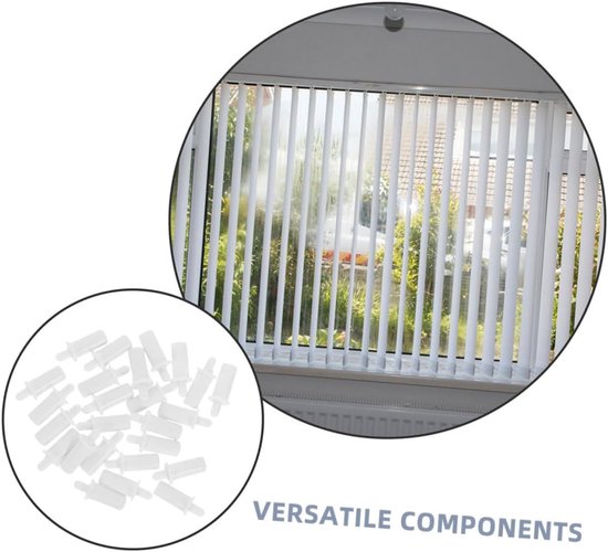 Luiken Reparatie Set - Bevestigingsmiddelen - Raamluiken Herstellen - Veerbelaste Pinnen - 80 Stuks - Wit — afbeelding 3