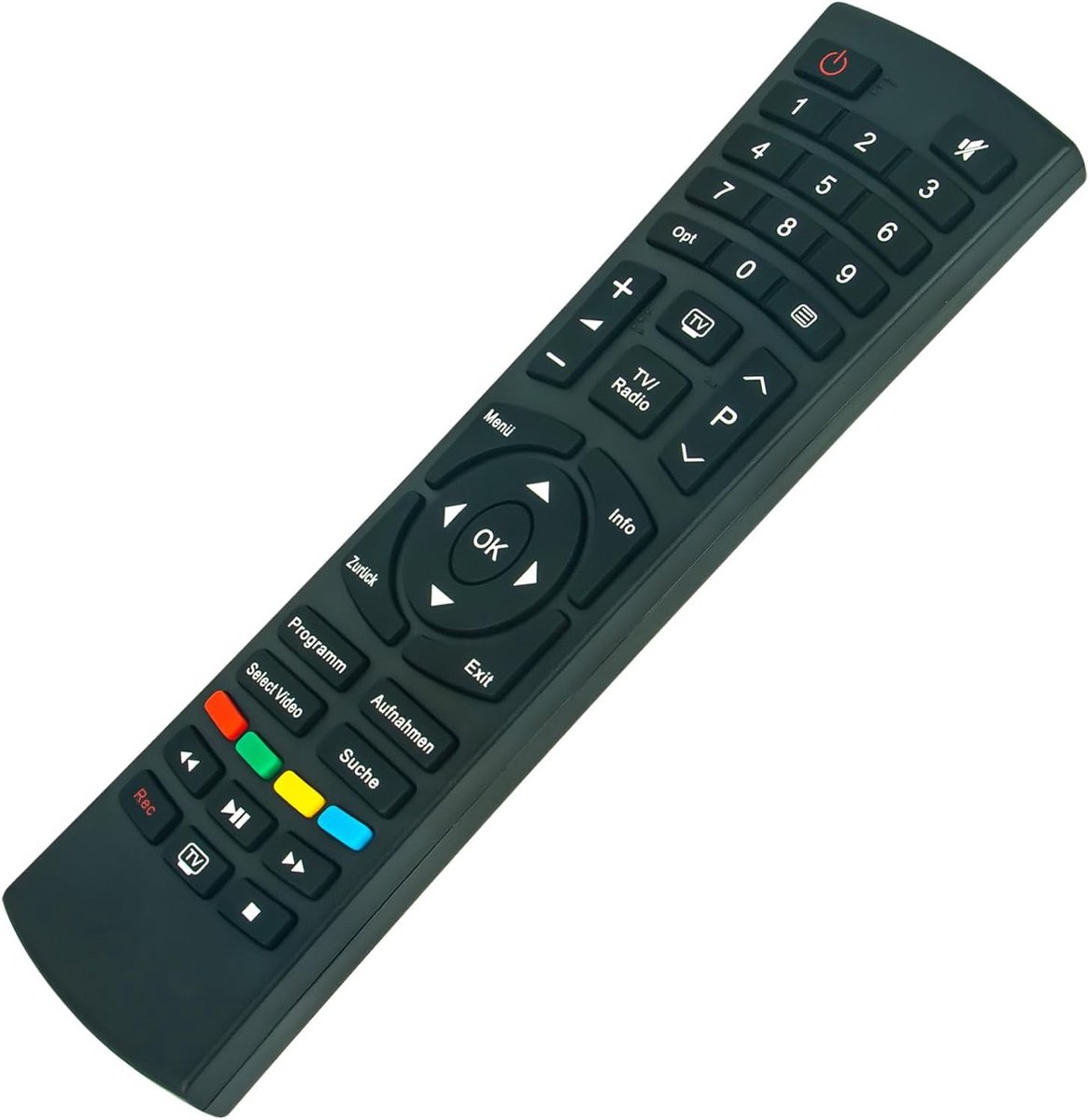 Afstandsbediening - Universele Controller - TV Bediening - Directe Werking - 10 cm - Zwart