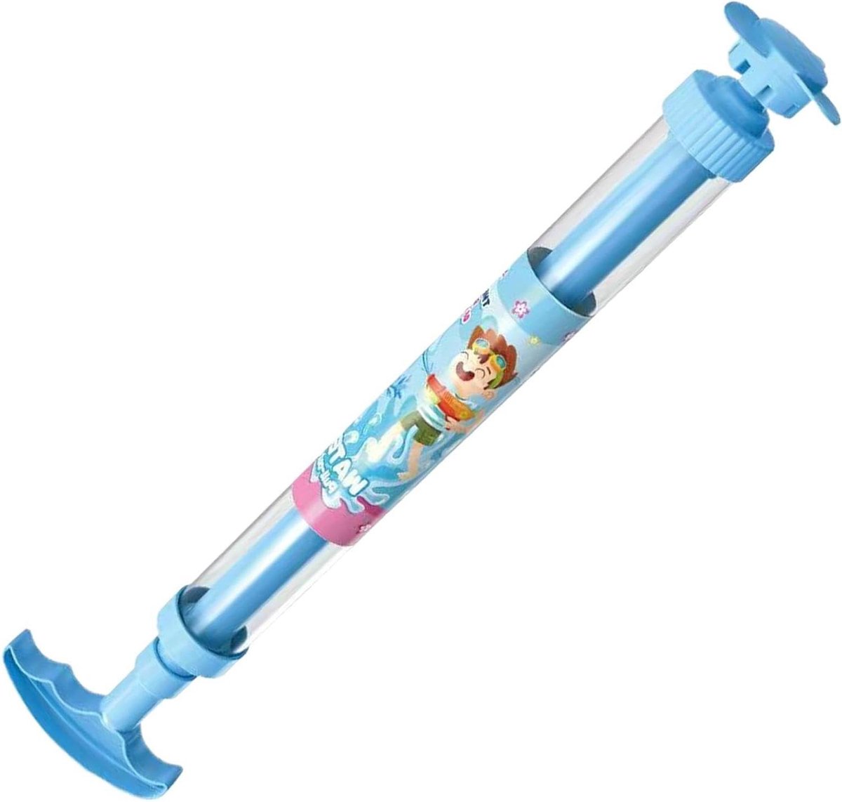 Waterspuit Voor Kinderen - Waterkanon Zomer - Zwembad Spellen - Groot Reservoir - 44 cm - Blauw