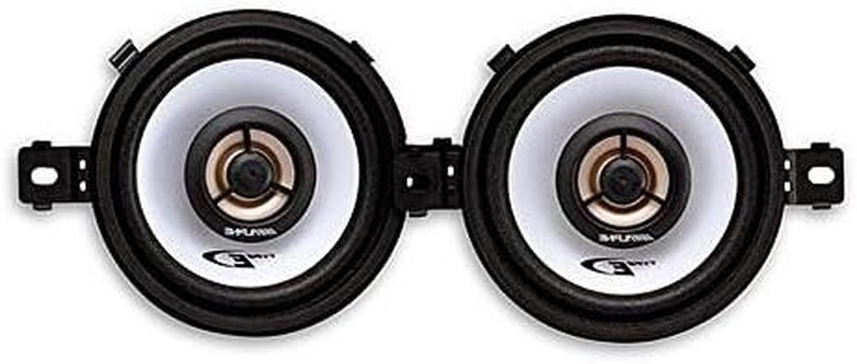 Auto Luidsprekers - Speakerset - Muziek Luisteren - 2-wegs Coaxiaal - 87 mm - Zwart