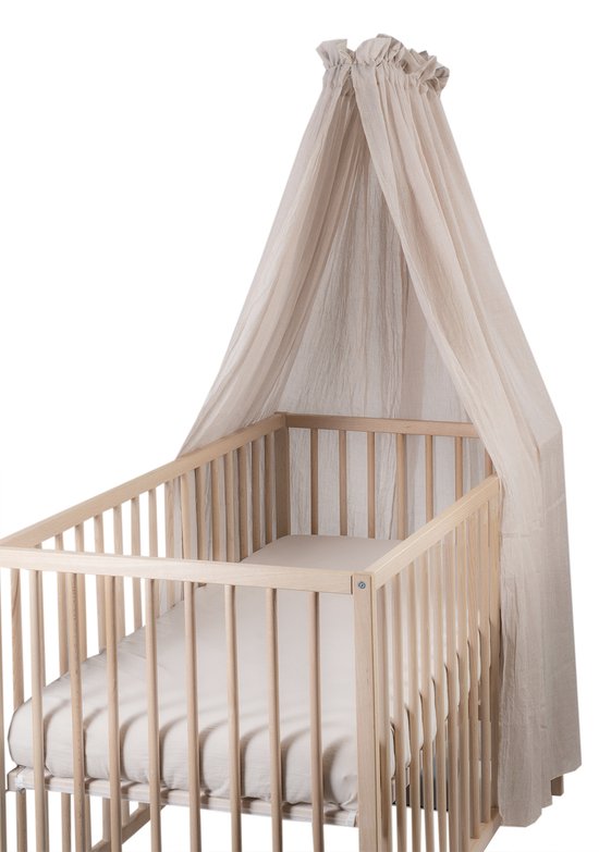 Bedhemel voor babybed - Voile sand — afbeelding 4