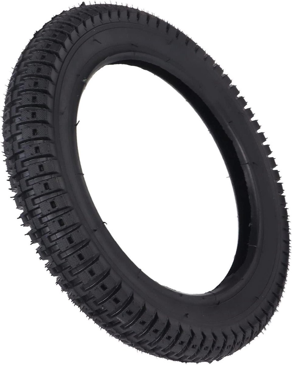 Fietsband Mountainbike - Banden Wiel - Comfortabel Fietsen - H-vormig Profiel - 12 x 2.125 inch - Zwart