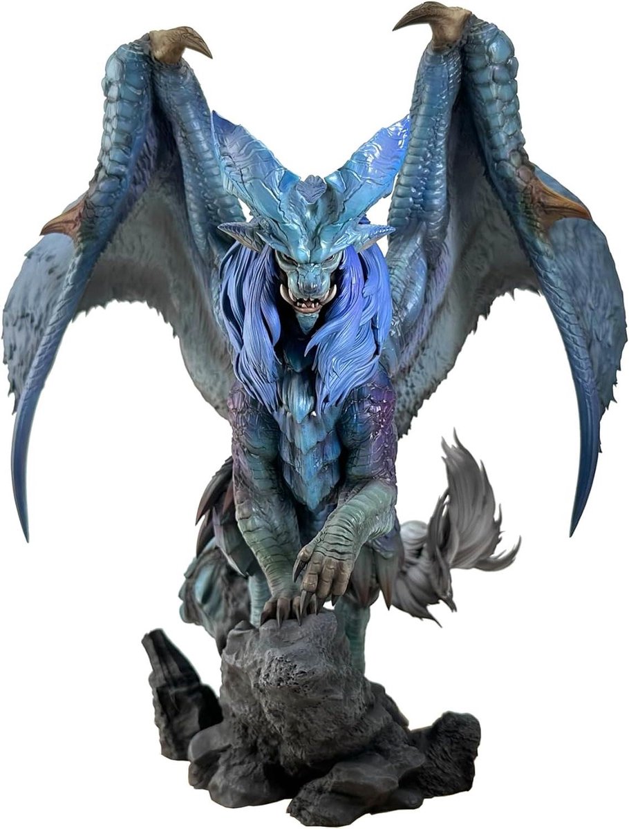 Monsterfiguur Lunastra - Drakenbeeld Game Figuur - Verzamelen - Gedetailleerde Schalen - 25.9 cm - Meerkleurig