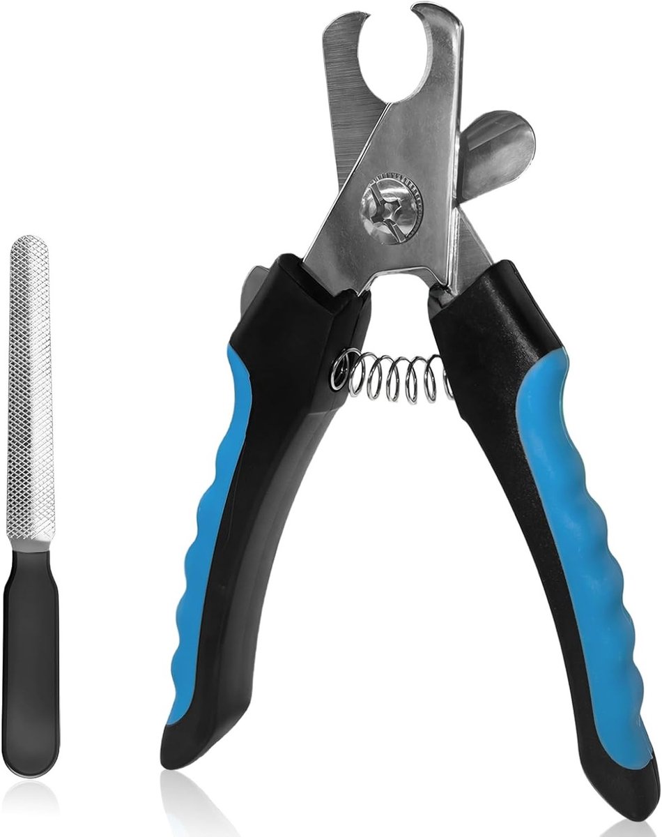 SnelShoppen - Claw Shears voor Katten - Blauw en Zwart - Hoogwaardige Scharen voor Dierverzorging - Perfect voor Thuisgebruik en Professionele Groomin