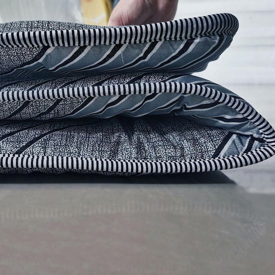 Japanse Vloer Matras - Tatami Slaapmat Rolmat - Comfortabel Slapen - Gevuld Met Spons - 120x200cm - Grijs — afbeelding 4