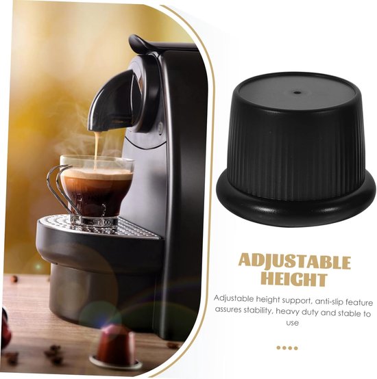 Verstelbare Meubelverhogers - Stoelpoten Verhogers - Meubels Verhogen - Zelfklevend Antislip - 6.3 cm - Zwart — afbeelding 2
