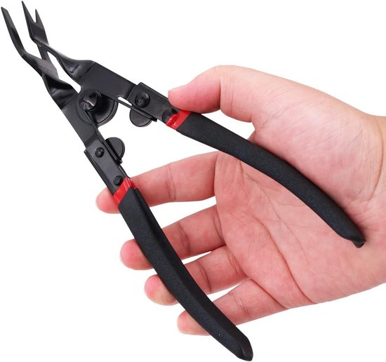 SnelShoppen - Deur Trim Verwijder Tool - Robuuste Manganese Staal Pliers met Ergonomische Rubber Handgreep - 2-in-1 Auto Deur Trim Clip Verwijderaar — afbeelding 4