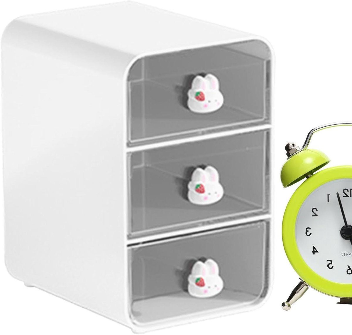 Bureau Organizer - Opbergbox Laden - Bureau Opruimen - Meerlaags Ontwerp - 13.4cm Hoog - Wit