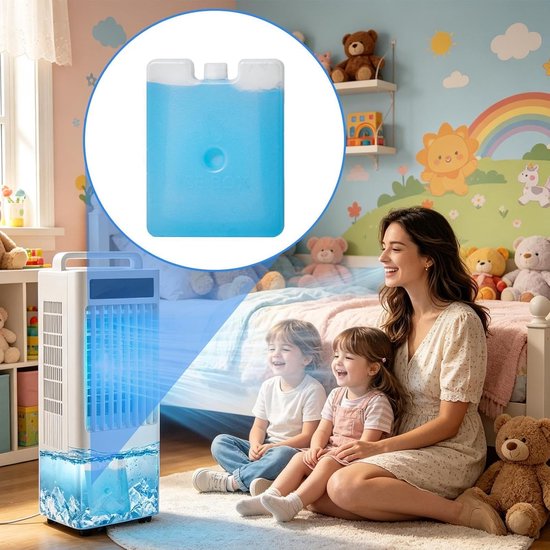 IJsblok voor koeler - Lunchbox koud blok - Maaltijden koel houden - Herbruikbaar en herbriesbaar - 250 ml - Blauw — afbeelding 5
