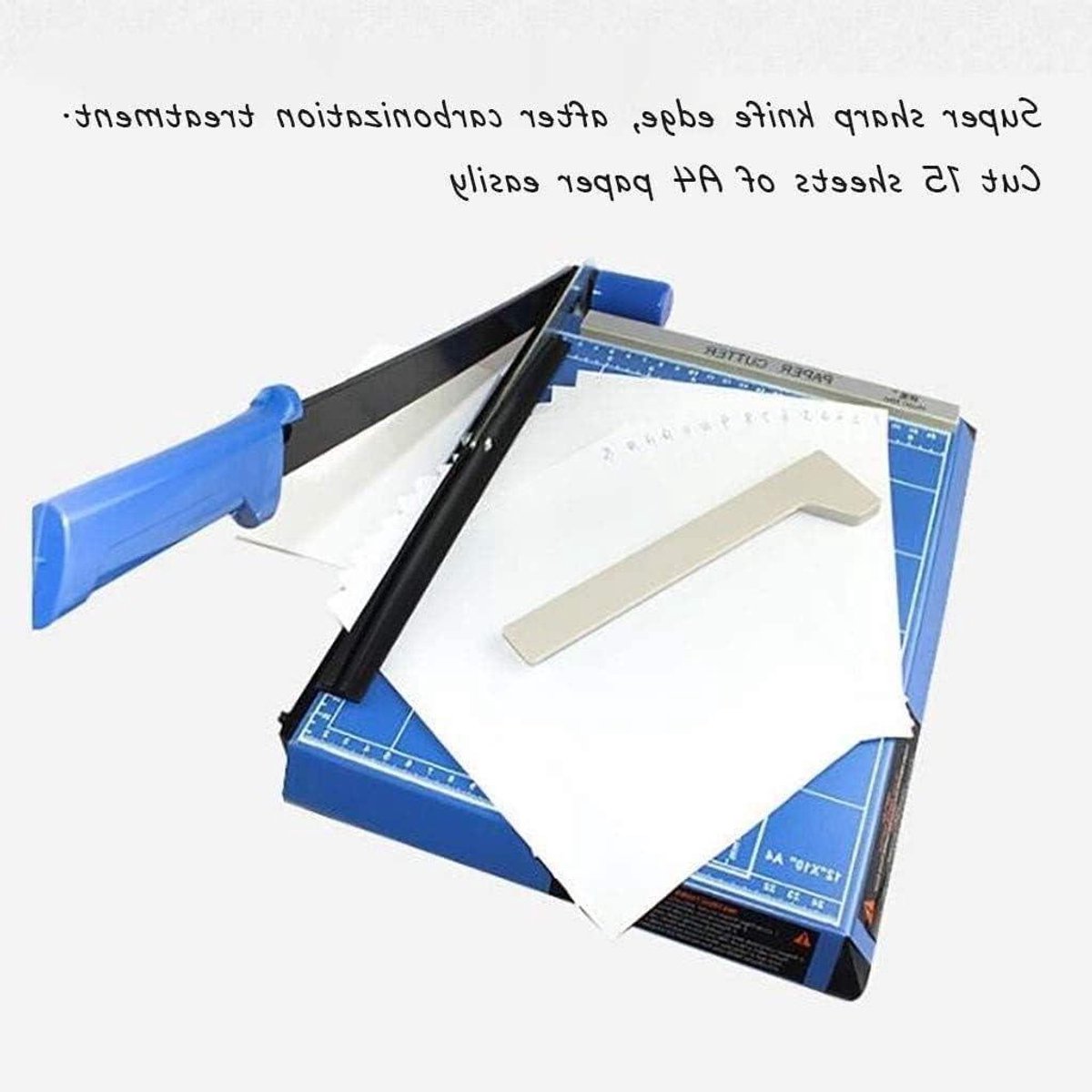 Papiersnijder Guillotine - Handmatige Snijder - Papier Snijden - Robuust Ontwerp - A4 Formaat - Zwart