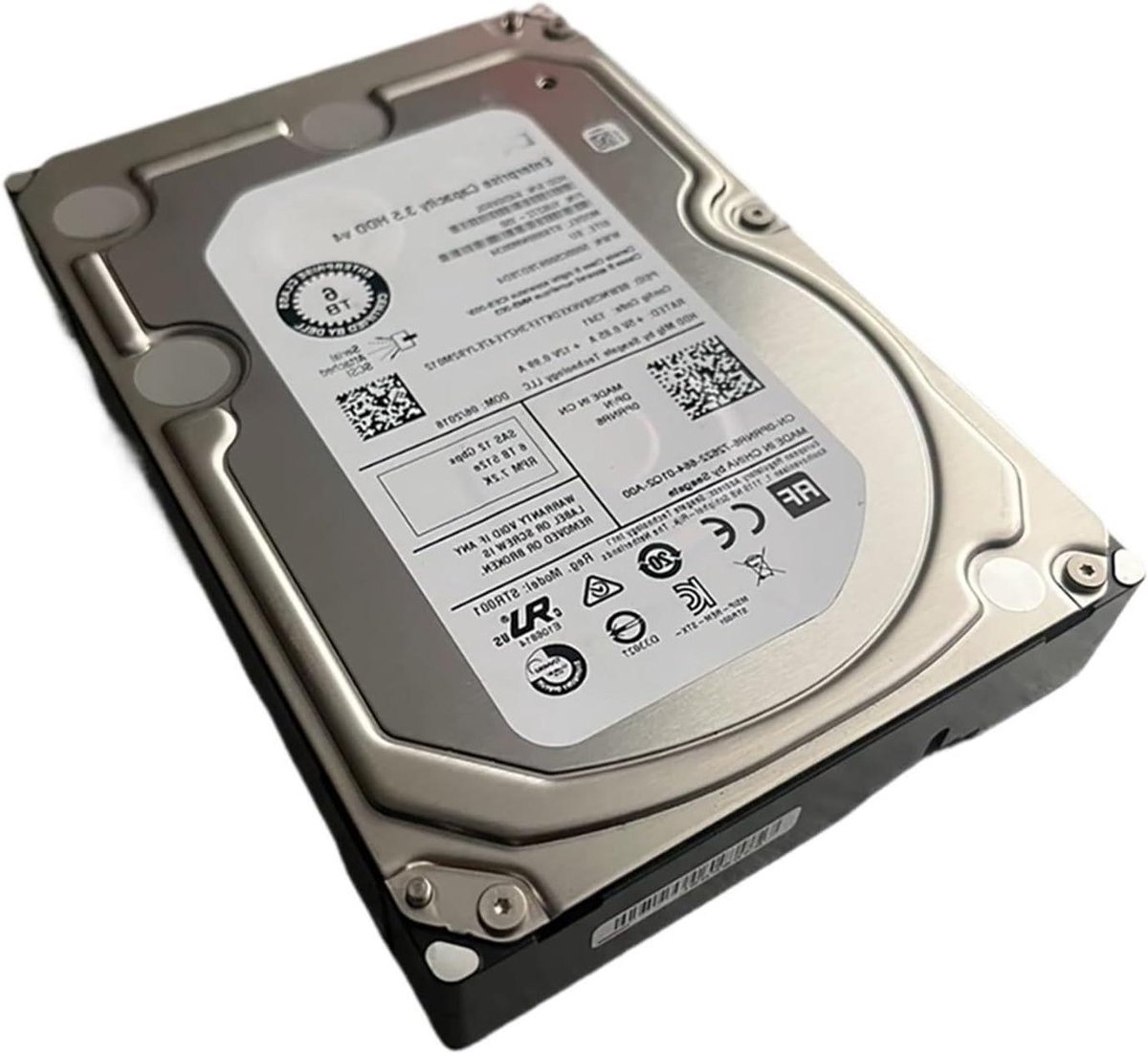 Server Harde Schijf - Interne Opslag - Data Opslag - SAS Interface - 6 TB - Zwart