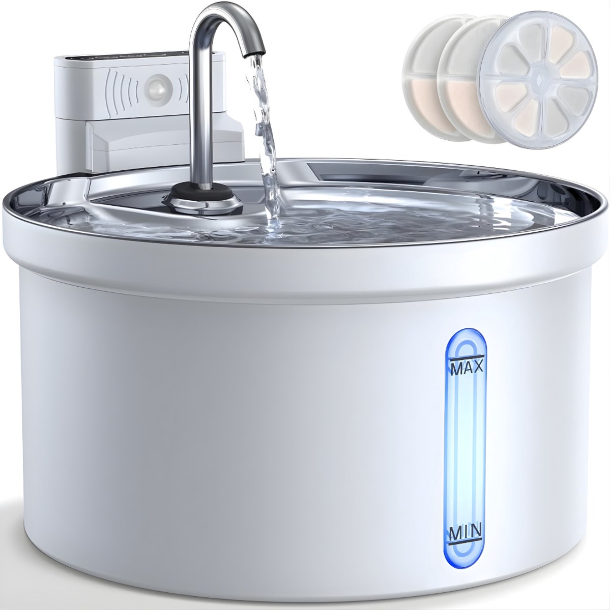 AHD® Drinkfontein Kat - Drinkfontein - Automatische Voerbak Kat - Drinkfontein Hond - Wit - 26cm x 22cm x 35cm