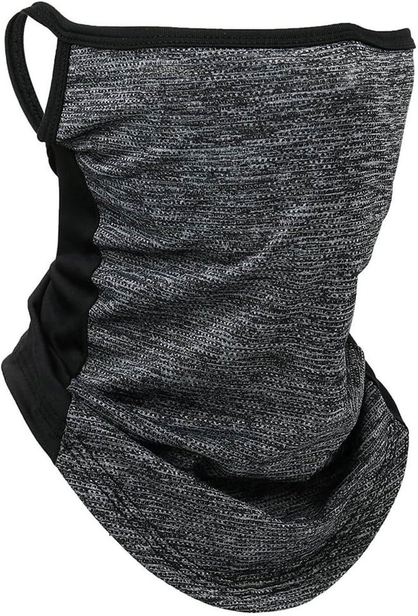 Gezichtsmasker Bandana - Nekwarmer Cover - Buitenactiviteiten Bescherming - Hoge Elasticiteit - 30x24 cm - Effene Kleur