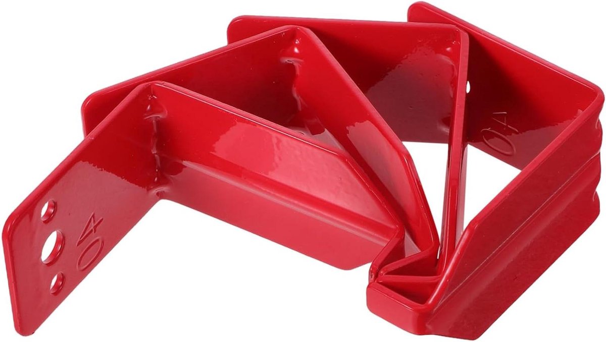 Brandblusser Montagebeugel - Brandblusser Haak - Veiligheid Vergroten - Ruimtebesparend Ontwerp - 7.30X5.90X3.80CM - Rood