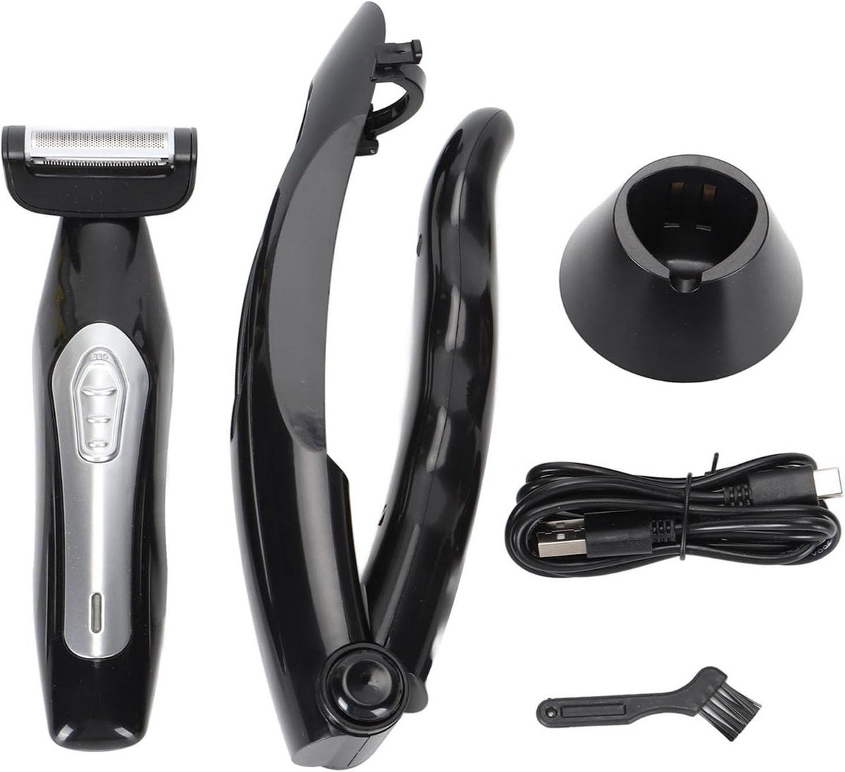 Rugtrimmer Heren - Lichaamstrimmer Ontharen - Ongewenst Haar Verwijderen - Afneembaar Ergonomisch Handvat - 24 x 22 x 6 cm