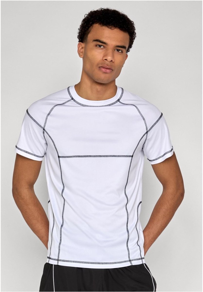 Urban Classics Compression Heren Tshirt L Wit