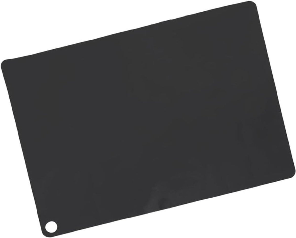 Inductie Kookplaat Mat - Beschermmat Fornuis - Koken Beschermen - Hittebestendig Siliconen - 35x25 cm - Zwart