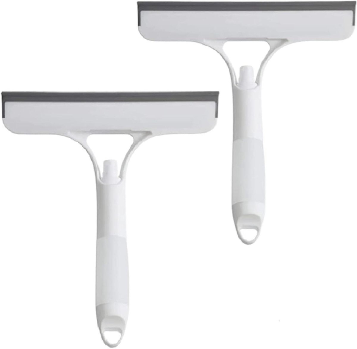 Siliconen Wisser - Douchewisser Raamwisser - Snel Oppervlakken Drogen - 3-in-1 Functionaliteit - 21.5 x 25.7 cm - Wit